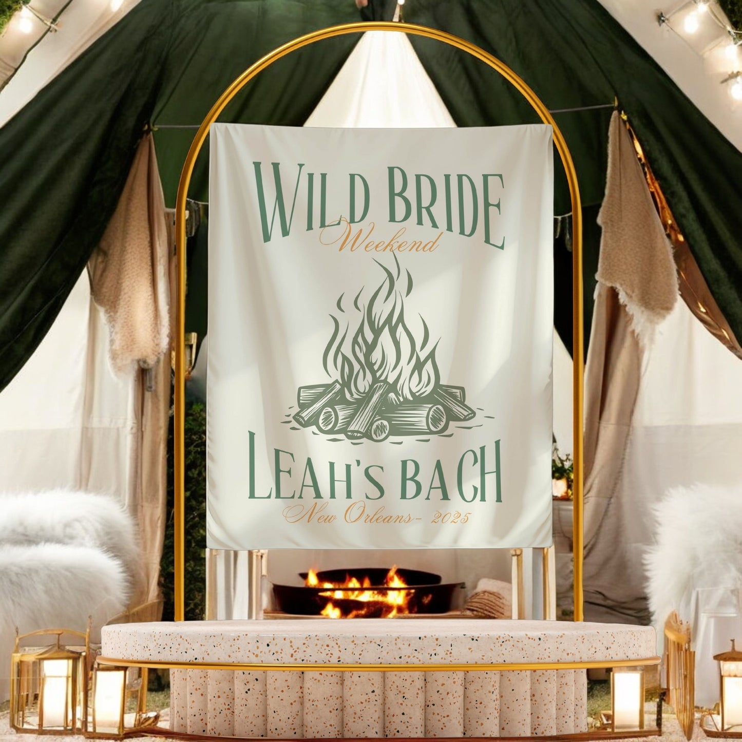 Camp Bachelorette Banner – Custom Bach Décor | #69