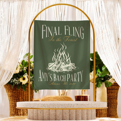Camp Bachelorette Banner – Custom Bach Décor | #69