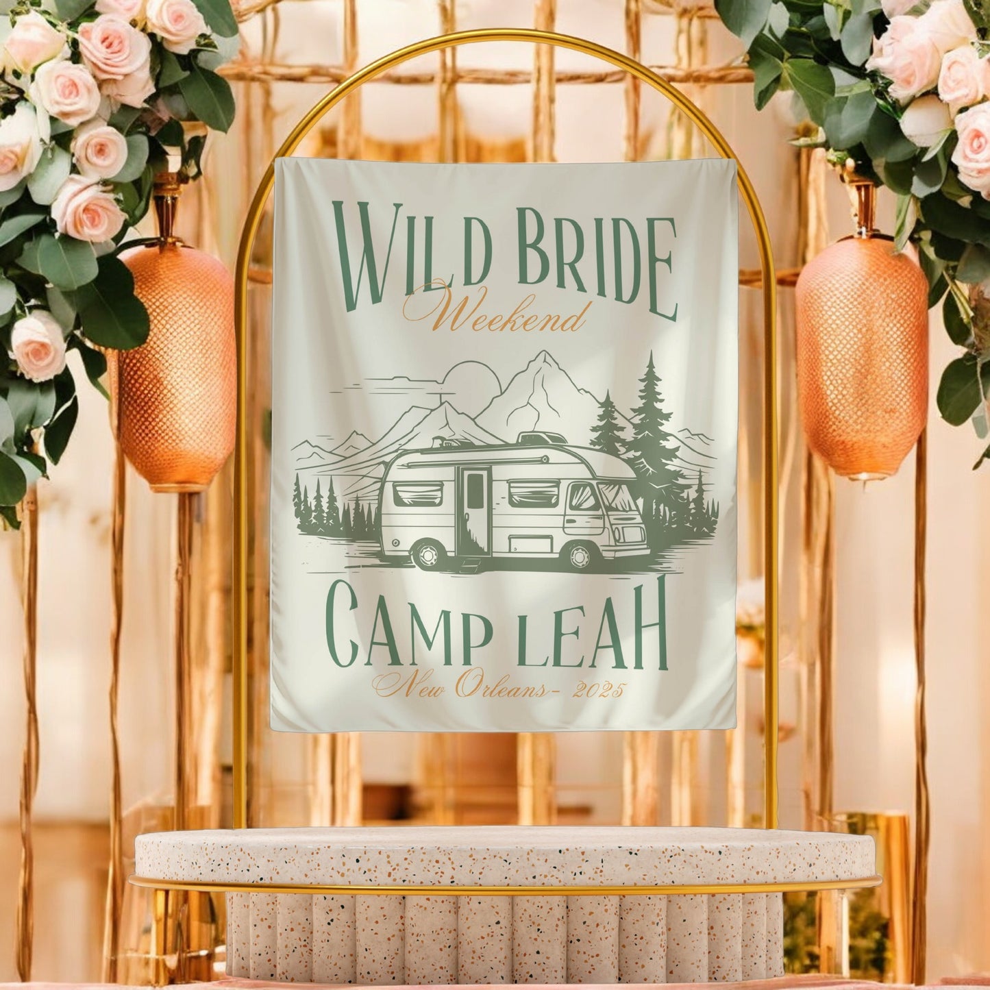 Camp Bachelorette Banner – Custom Bach Décor | #70