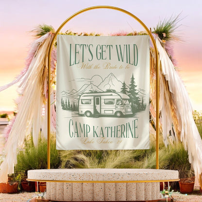Camp Bachelorette Banner – Custom Bach Décor | #70
