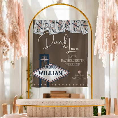 Vegas Casino Bachelorette Banner – Custom Bach Décor | #7