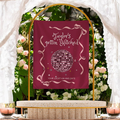 Disco Bachelorette Banner – Custom Bach Décor | #80