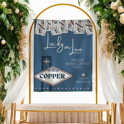Vegas Casino Bachelorette Banner – Custom Bach Décor | #7