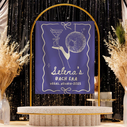 Disco Cocktail Bachelorette Banner – Custom Bach Décor | #79