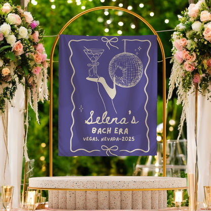 Disco Cocktail Bachelorette Banner – Custom Bach Décor | #79