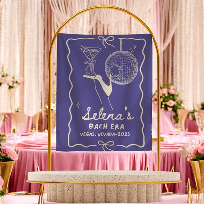 Disco Cocktail Bachelorette Banner – Custom Bach Décor | #79