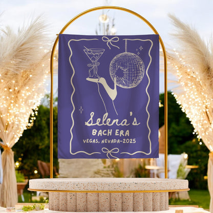 Disco Cocktail Bachelorette Banner – Custom Bach Décor | #79