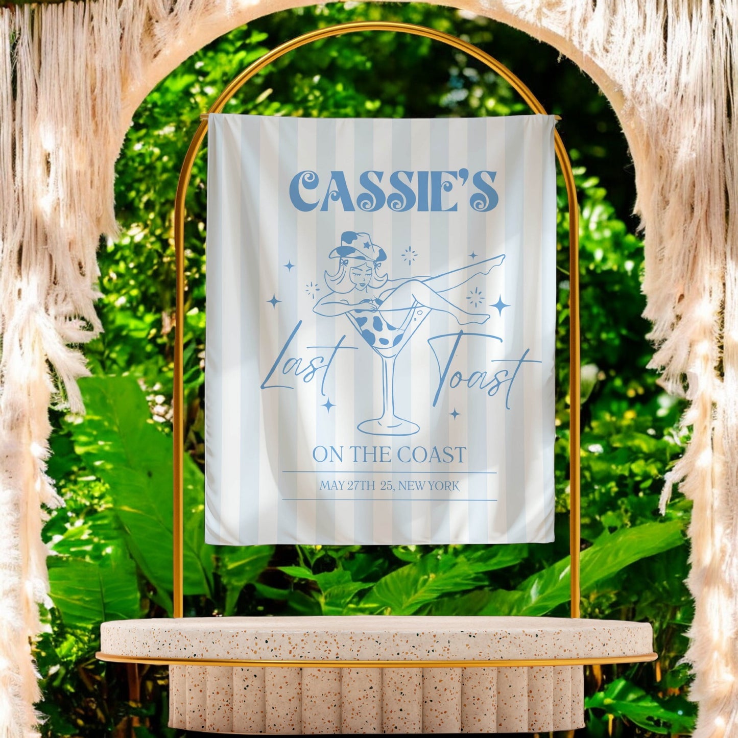 Disco Cowgirl Bachelorette Banner – Custom Bach Décor | #83