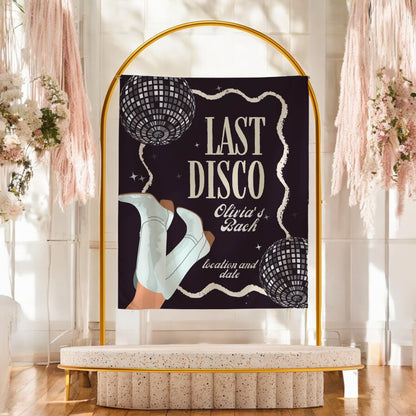 Dance and Casino Bachelorette Banner – Custom Bach Décor | #35