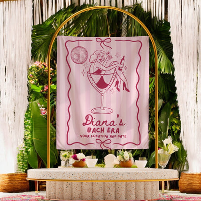 Disco Cocktail Bachelorette Banner – Custom Bach Décor | #75