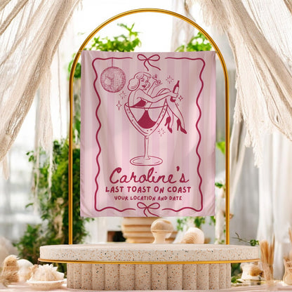 Disco Cocktail Bachelorette Banner – Custom Bach Décor | #75