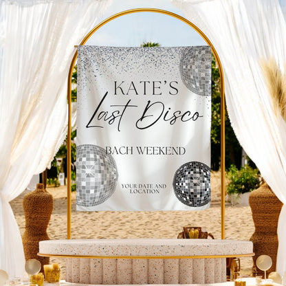 Disco Bachelorette Banner – Custom Bach Décor | #18