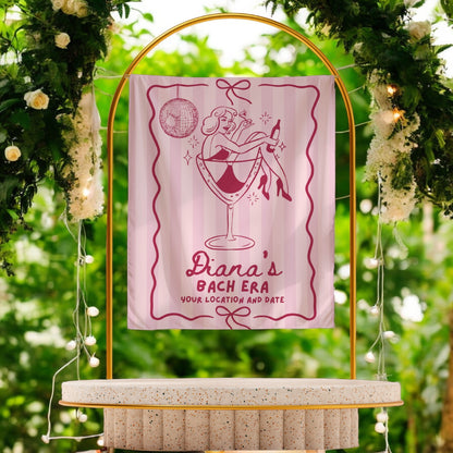 Disco Cocktail Bachelorette Banner – Custom Bach Décor | #75