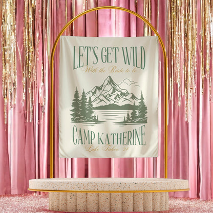 Hiking Bachelorette Banner – Custom Bach Décor | #72