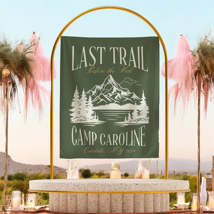 Hiking Bachelorette Banner – Custom Bach Décor | #72