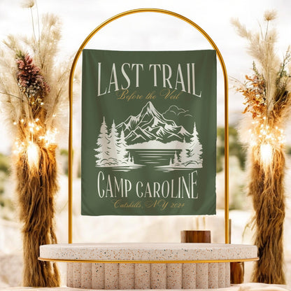 Hiking Bachelorette Banner – Custom Bach Décor | #72