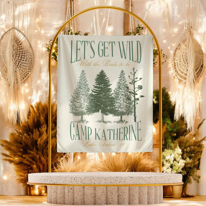 Hiking Bachelorette Banner – Custom Bach Décor | #71