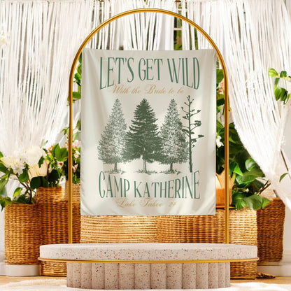 Hiking Bachelorette Banner – Custom Bach Décor | #71