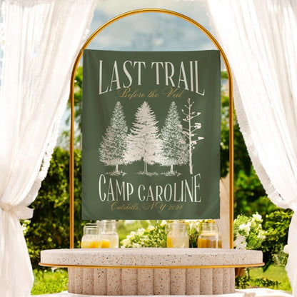 Hiking Bachelorette Banner – Custom Bach Décor | #71