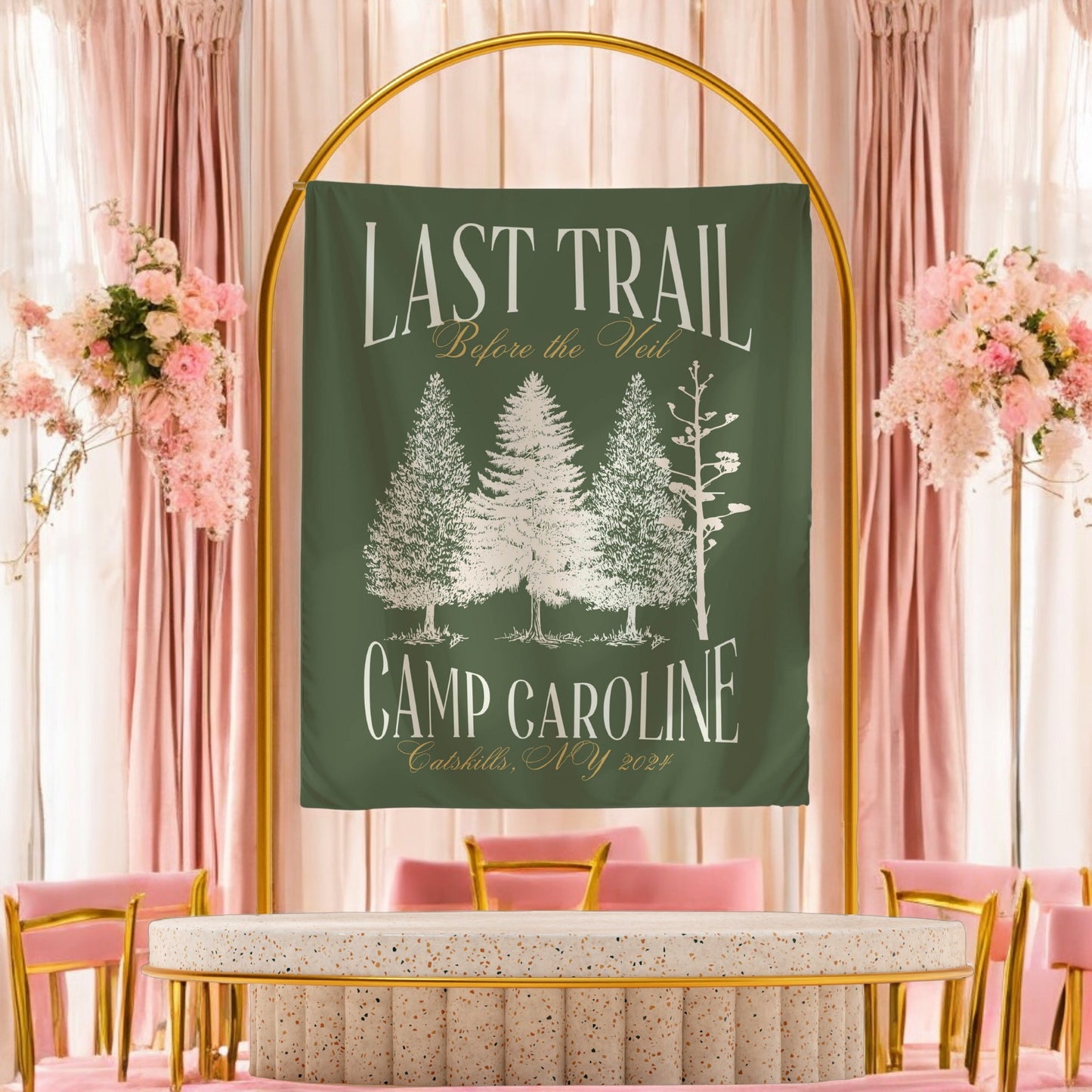 Hiking Bachelorette Banner – Custom Bach Décor | #71