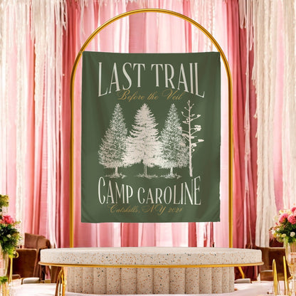 Hiking Bachelorette Banner – Custom Bach Décor | #71