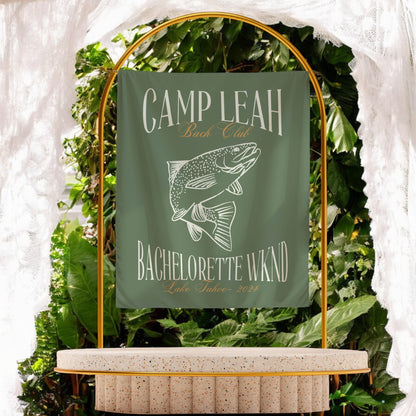 Fishing Bachelorette Banner – Custom Bach Décor | #68