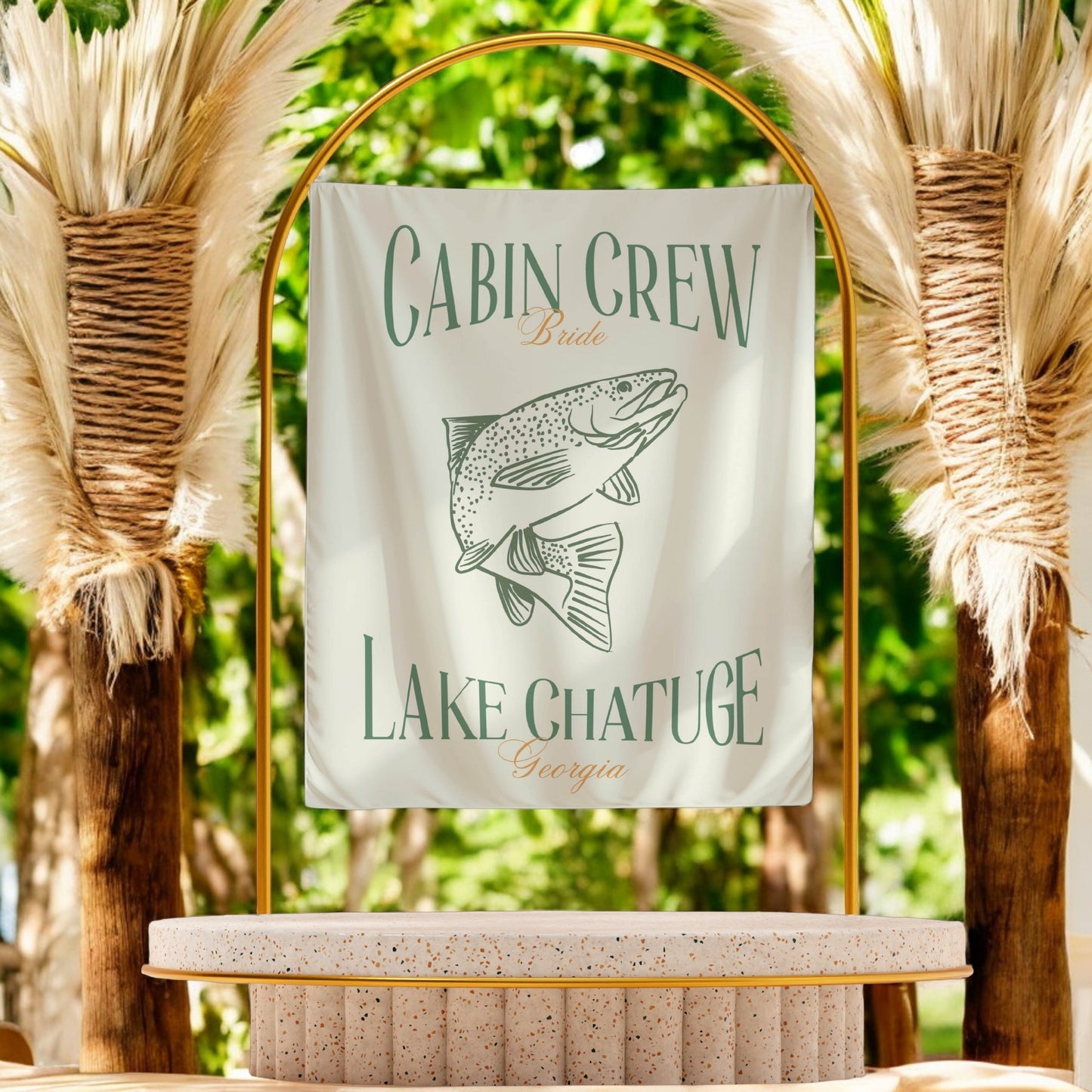 Fishing Bachelorette Banner – Custom Bach Décor | #68