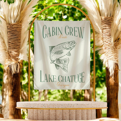Fishing Bachelorette Banner – Custom Bach Décor | #68