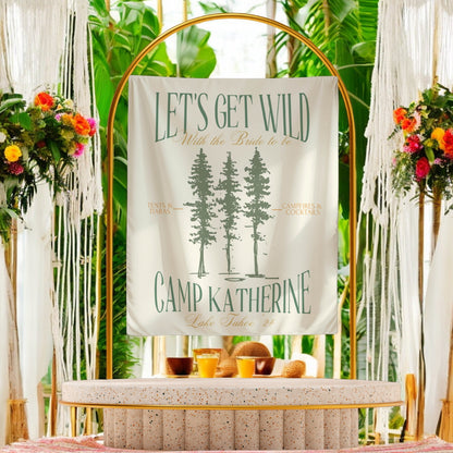 Hiking Bachelorette Banner – Custom Bach Décor | #65