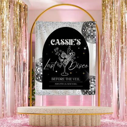 Disco Bachelorette Banner – Custom Bach Décor | #20
