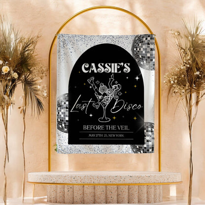 Disco Bachelorette Banner – Custom Bach Décor | #20