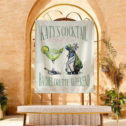 Golf Bachelorette Banner – Custom Bach Décor | #64