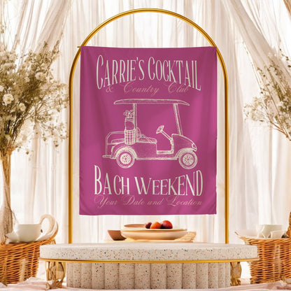 Golf Bachelorette Banner – Custom Bach Décor | #62