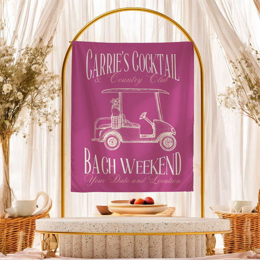 Golf Bachelorette Banner – Custom Bach Décor | #62