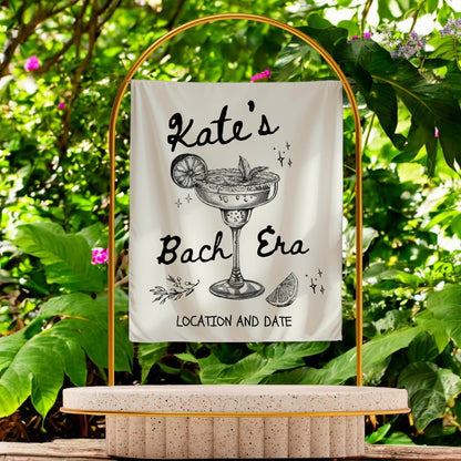 Cocktail Bachelorette Banner – Custom Bach Décor | #82