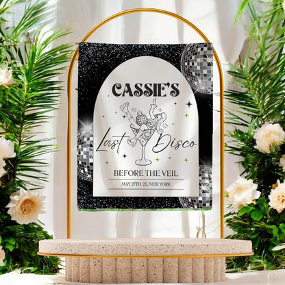 Disco Bachelorette Banner – Custom Bach Décor | #20