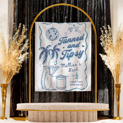 Coastal Bachelorette Banner – Custom Bach Décor | #60