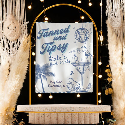 Beach Bachelorette Banner – Custom Bach Décor | #59