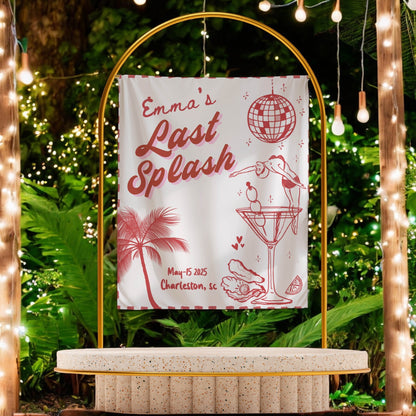 Beach Bachelorette Banner – Custom Bach Décor | #59