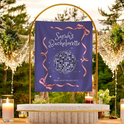 Disco Bachelorette Banner – Custom Bach Décor | #81