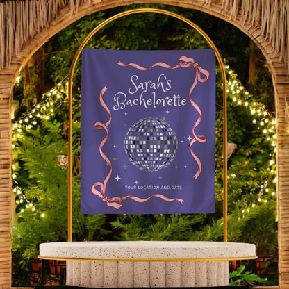 Disco Bachelorette Banner – Custom Bach Décor | #81