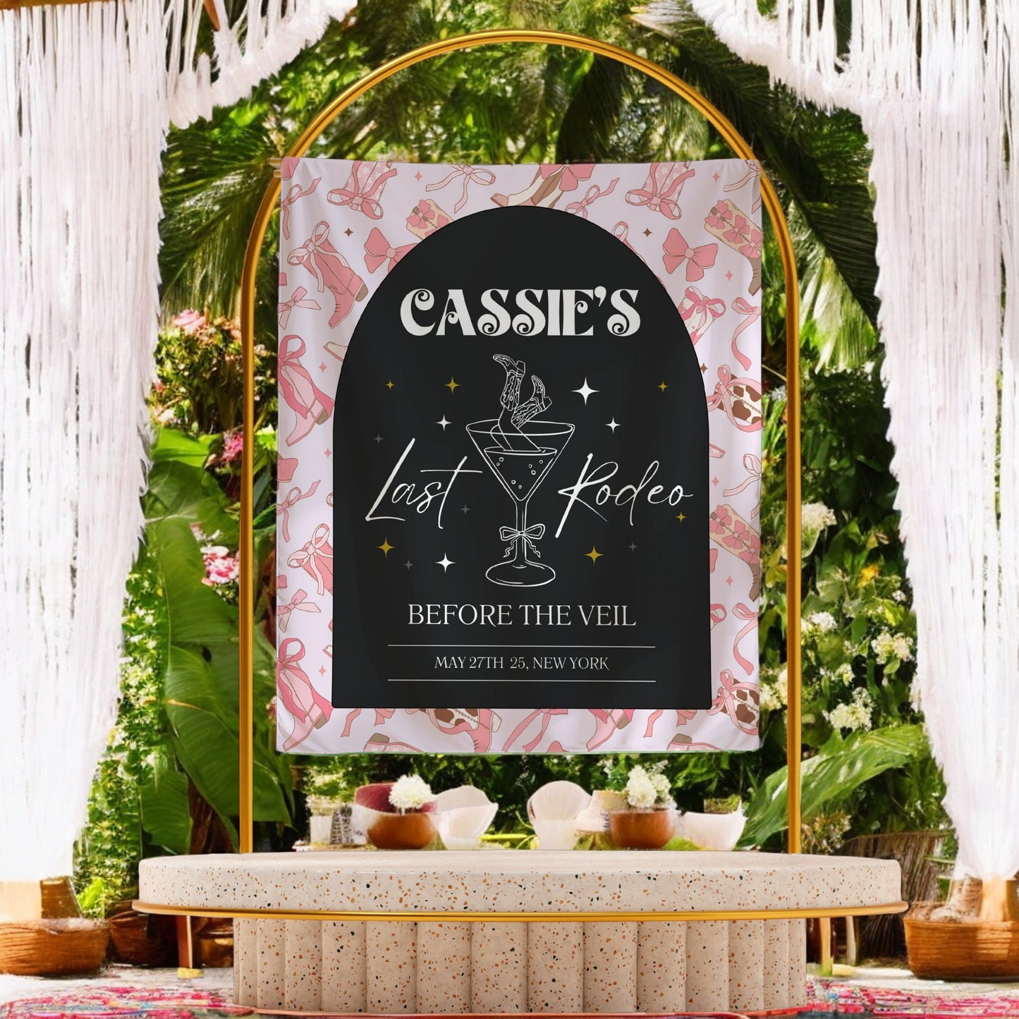 Last Rodeo Bachelorette Banner– Custom Bach Décor | #19
