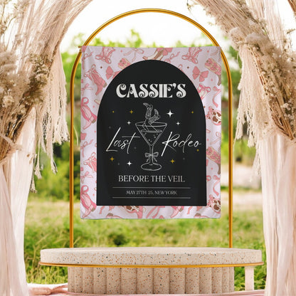 Last Rodeo Bachelorette Banner– Custom Bach Décor | #19