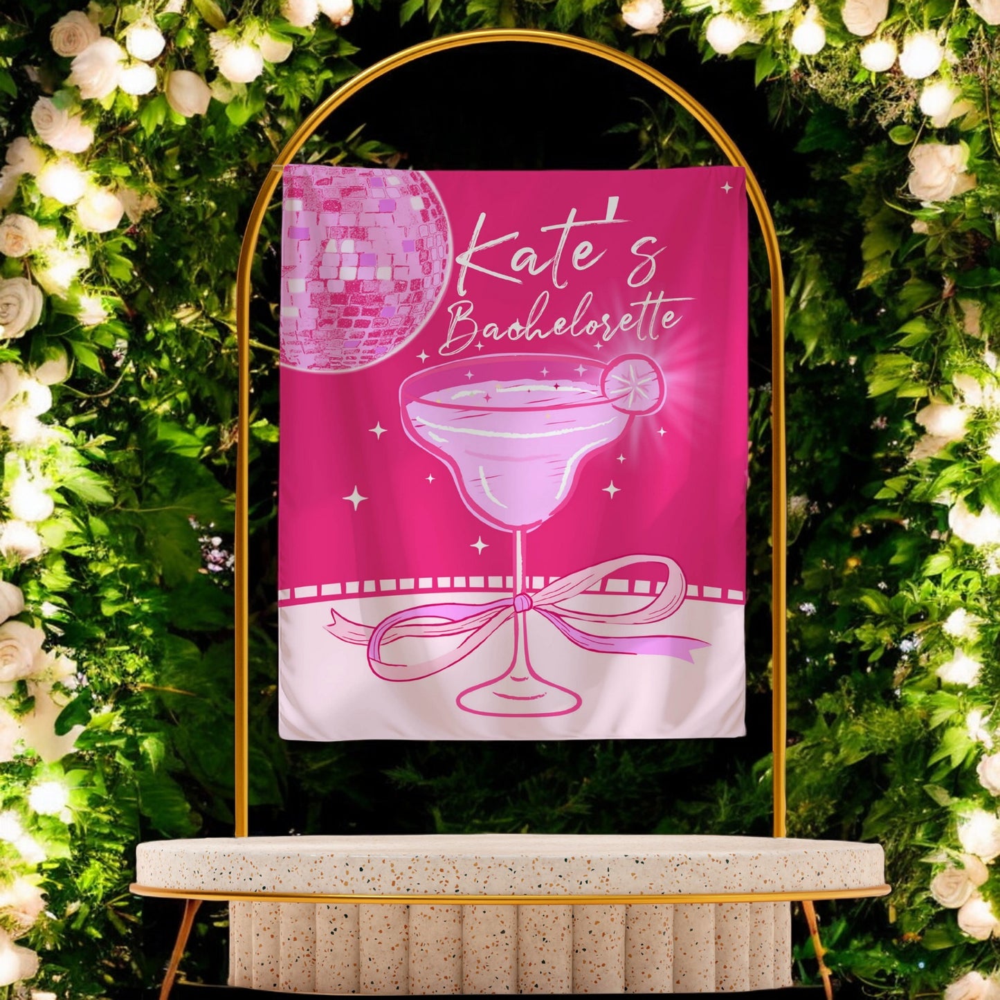 Disco Bachelorette Banner – Custom Bach Décor | #57