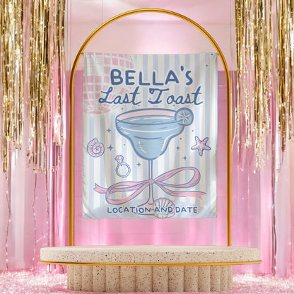 Beach Cocktail Bachelorette Banner – Custom Bach Décor | #56
