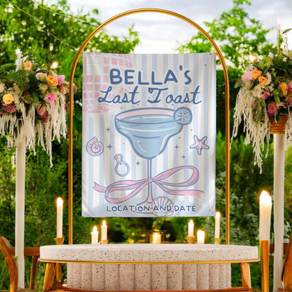 Beach Cocktail Bachelorette Banner – Custom Bach Décor | #56
