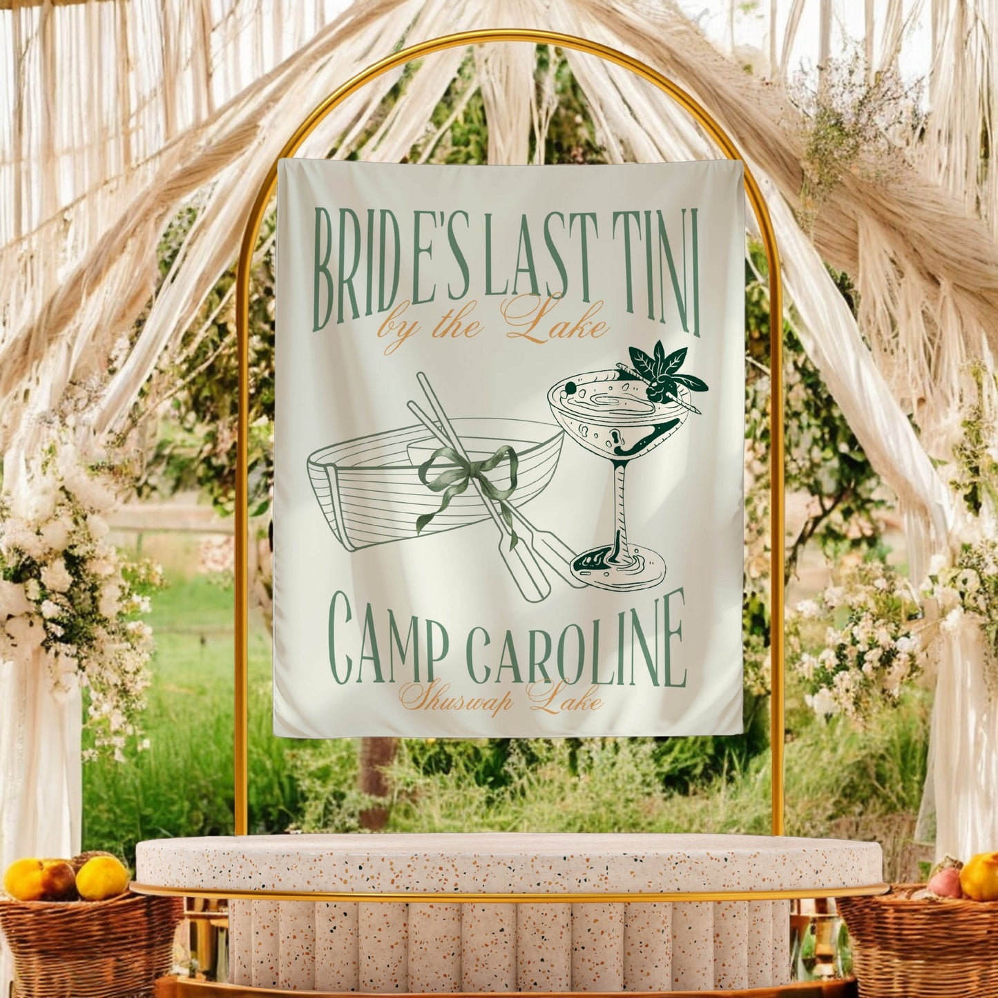 Lake Bachelorette Banner – Custom Bach Décor | #52