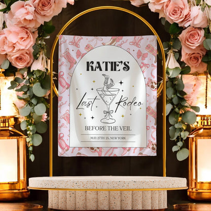 Last Rodeo Bachelorette Banner– Custom Bach Décor | #19