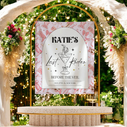 Last Rodeo Bachelorette Banner– Custom Bach Décor | #19