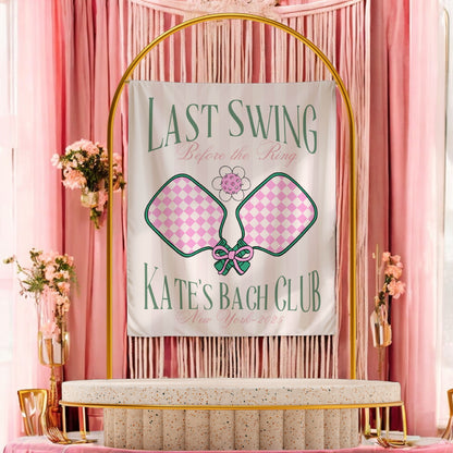 Pickleball Bachelorette Banner – Custom Bach Décor | #50